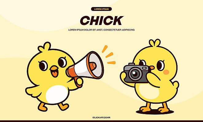 동물 일러스트 모션 병아리 이야기 친구 노란색 카메라 귀여움 촬영 확성기 즐거움 이미지 병아리캐릭터 소통 찍기 일러캐릭터 AI파일 캐릭터 감정 컬러 동물캐릭터 컨셉 관계 조류 전자제품 파일형식 벡터