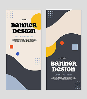 모양 템플릿 디자인 배너 배너템플릿 세로배너 예술 컬러 패턴 그래픽 모던 구성 스타일 배너세트 차이티 AI파일 무늬 세로 차_음료 세트 파일형식 벡터