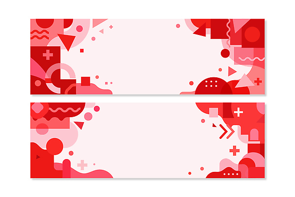 도형 템플릿 디자인 배너템플릿 가로배너 예술 컬러 백그라운드 패턴 스튜디오 추상 그래픽 빨간색 현수막 기하학 구성 창작 배너세트 AI파일 배너 무늬 가로 세트 파일형식 벡터