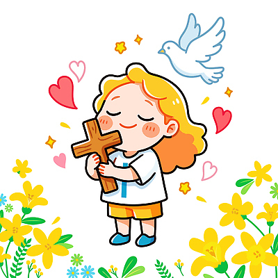 나무 손 꽃 기독교 어린이 예술 상징 십자가 일러스트 자연 하늘 표정 사랑 평화 기쁨 천주교 분위기 축복 그림 비둘기 작품 신앙심 국내일러스트 AI파일 식물 감정 종교 컨셉 조류 미술 사람 신체부위 생태계 파일형식 벡터