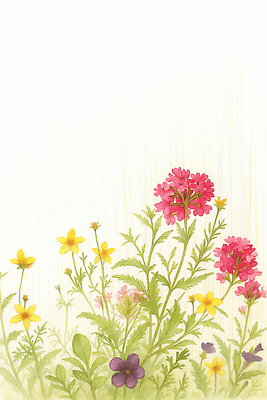 식물 계절 꽃 컬러 다수 농업 생태계 파일형식 AI콘텐츠 여름 초원 자연 풍경 다양 꽃밭 초록색 생명 뷰티풀 수채화 농장 정원 식물원 디자인 예술 일러스트 국내일러스트 JPG AI일러스트