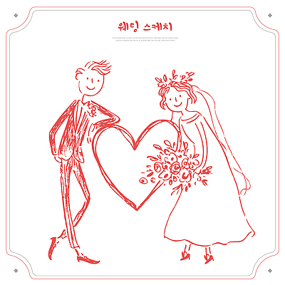 모양 옷 꽃 감정 결혼 컨셉 관계 모션 미술 정장 이벤트 파일형식 벡터 신랑 스케치 하트 꽃다발 손잡기 사랑 축하 드레스 턱시도 커플 디자인 결혼식 준비 행복 이야기 순간 일러스트 국내일러스트 AI파일