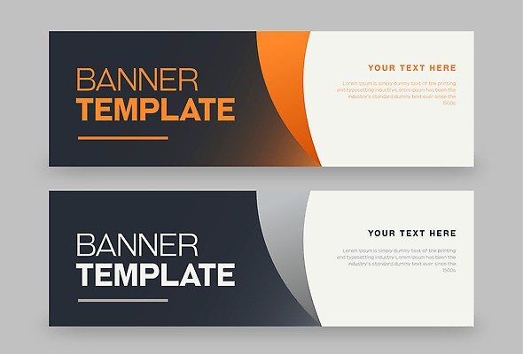템플릿 배너 가로 세트 파일형식 벡터 디자인 컬러 공간 정보 텍스트 사용자 그래픽 알림 스타일 예시 모양 백그라운드 배너템플릿 AI파일 배너세트 가로배너