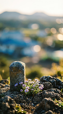 JPG 편집이미지 꽃 컬러 자연 풍경 건물 제주도 마을 돌_바위 기둥 시간 저녁 땅 심플 편집실사 AI포토 AI콘텐츠 식물 건축물 건축 한국 야간 CG 생태계 파일형식