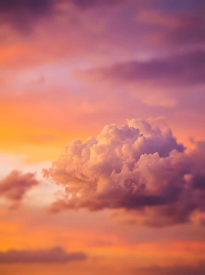 JPG 구름 편집이미지 계절 컬러 자연 하늘 날씨 풍경 보라색 주황색 일몰 변화 일기 저녁 순간 편집실사 AI컴퓨터그래픽 AI콘텐츠 자연요소 컨셉 노을 야간 CG 생태계 파일형식