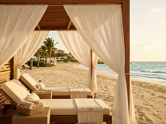 JPG 나무 편집이미지 모래 바다 여행 자연 리조트 휴식 풍경 취미 해변 물 여름 햇빛 공간 파라솔 고급 편집실사 AI포토 AI콘텐츠 자연요소 식물 계절 컨셉 태양 CG 생태계 파일형식