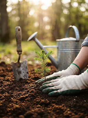 JPG 나무 식물 편집이미지 손 자연 햇빛 환경 농사 흙 물뿌리개 숲 삽 식목일 생태계 원예 심기 의료성형뷰티 편집실사 AI인물포토 AI콘텐츠 기념일 농업 모션 취미 신체부위 태양 CG 파일형식 AI포토