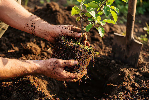 JPG 나무 식물 편집이미지 손 남자 자연 정원 농사 흙 식목일 원예 뿌리 심기 의료성형뷰티 편집실사 AI인물포토 AI콘텐츠 기념일 농업 모션 사람 취미 신체부위 CG 생태계 파일형식 AI포토