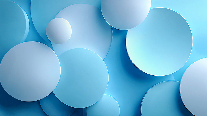 JPG 모양 편집이미지 디자인 종이 예술 컬러 백그라운드 장식 파란색 원형 크기 배열 그림 마감 이미지편집 AI컴퓨터그래픽 AI콘텐츠 도형 파일형식