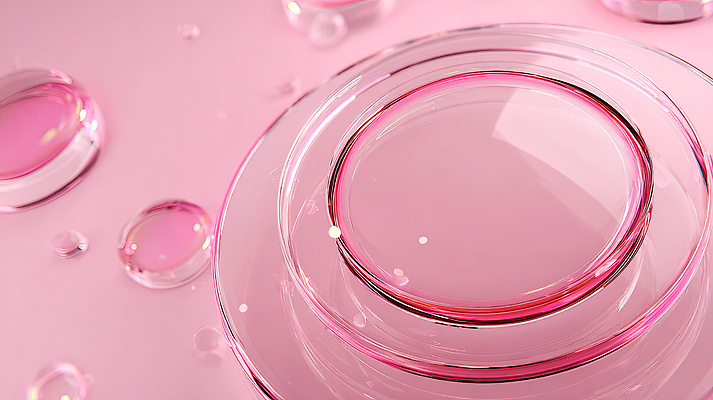 JPG 편집이미지 디자인 예술 분홍색 컬러 백그라운드 조명 반사 공간 물방울 원형 투명 크기 심플 플레이트 스타일 이미지편집 AI컴퓨터그래픽 AI콘텐츠 도형 스키용품 파일형식