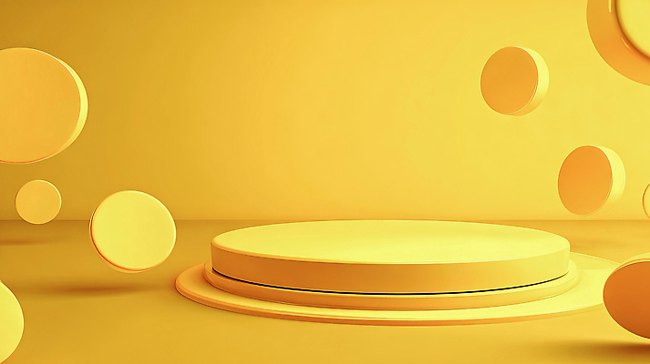 JPG 편집이미지 디자인 컬러 백그라운드 탁자 형상 노란색 공간 스탠드 원형 장면 단순화된 둥근모양 이미지편집 AI컴퓨터그래픽 AI콘텐츠 모양 도형 가구 조명 파일형식