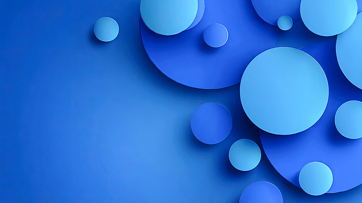 JPG 모양 편집이미지 디자인 예술 컬러 백그라운드 패턴 파란색 원형 크기 정리 조화 단순화된 대칭 둥근모양 이미지편집 AI컴퓨터그래픽 AI콘텐츠 도형 무늬 파일형식