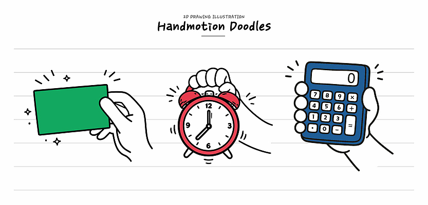 문자 시계 컬러 모션 문구용품 신체부위 장비 알람 파일형식 벡터 손짓 초록색 자명종 계산기 그래픽 그림 손 표정 정보 숫자 시간 도형 시스템 작업 교육 디자인 일러스트 국내일러스트 AI파일