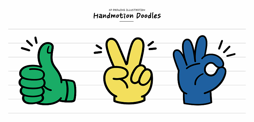 모양 손 디자인 예술 컬러 일러스트 손짓 초록색 파란색 노란색 엄지손가락 표현 그림 이미지 손모양 드로잉 창의성 국내일러스트 AI파일 손가락 모션 미술 신체부위 파일형식 벡터 손_신체부위