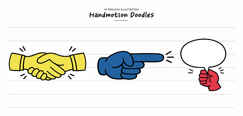 모양 모션 미술 손짓 신체부위 파일형식 벡터 손_신체부위 악수 가리킴 말풍선 그림 손 의사소통 디자인 손모양 상징 창의력 예술 드로잉 그리기 일러스트 국내일러스트 AI파일
