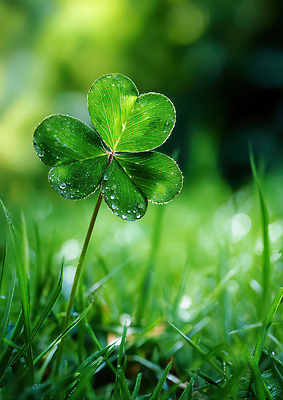 주간 식물 계절 컬러 모션 CG 생태계 파일형식 AI콘텐츠 클로버 잔디 이슬 자연 초록색 성장 반짝임 여름 날씨 야외 아침 정원 편집실사 편집이미지 JPG AI포토