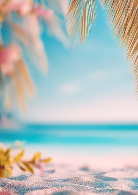 식물 편집이미지 계절 바다 컨셉 태양 수상스포츠 생태계 파일형식 AI콘텐츠 해변 모래 나무 잎 여름 날씨 파도 하늘 수영 햇빛 휴식 여행 풍경 자연 JPG 백그라운드 이미지편집 AI컴퓨터그래픽