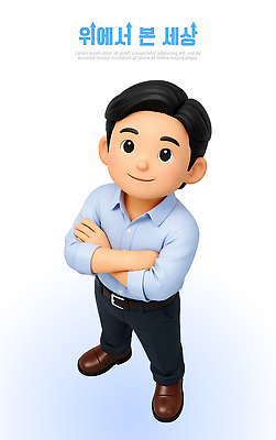 감정 모션 사람 3D 파일형식 남자 팔짱 서기 자신감 디자인 백그라운드 컬러 캐릭터 단순화된 스타일 표현 편집이미지 편집3D PSD