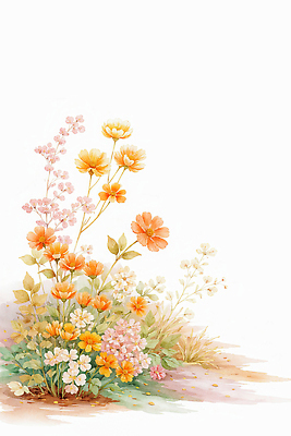 JPG 식물 공원 꽃 컬러 일러스트 자연 생명 요리 풍경 초원 정원 봄 식물원 화사함 조화 뷰티풀 국내일러스트 AI일러스트 AI콘텐츠 계절 공공시설 컨셉 생태계 파일형식