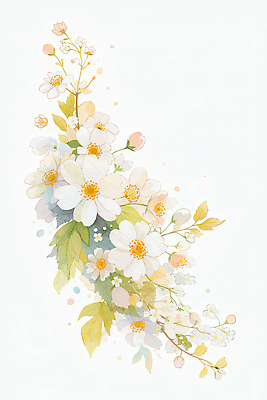 JPG 식물 꽃 여유 잎 일러스트 자연 하늘 생명 정원 봄 꽃집 그림 원예 향기 목련 뷰티풀 색감 국내일러스트 AI일러스트 AI콘텐츠 계절 감정 취미 상점 생태계 냄새 파일형식