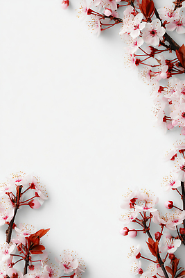 JPG 식물 편집이미지 꽃잎 꽃 분홍색 백그라운드 봄꽃 자연 한국 봄 벚꽃 흰색 조화 가지치기 꽃가지 만개 편집실사 AI포토 AI콘텐츠 계절 아시아 컬러 나뭇가지 CG 생태계 원예 파일형식