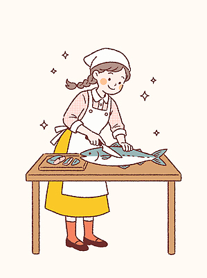 손 어린이 음식 일러스트 재료 가정 가족 모션 식탁 주방용품 경고 어류 요리 소녀 일상 주방 작업 즐거움 손질 국내일러스트 AI파일 여자 감정 생활용품 관계 탁자 사람 라이프 신체부위 수중동물 파일형식 벡터