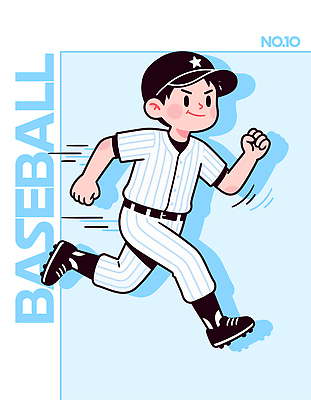 어린이 스포츠 백그라운드 일러스트 모션 협력 운동선수 경기 파란색 달리기 운동 경쟁 야구 집중 연습 즐거움 야구복 플레이어 국내일러스트 AI파일 감정 컬러 컨셉 건강 사람 운동복 구기 파일형식 벡터