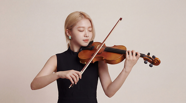 JPG 편집이미지 여자 감정 예술 악기 음악 연주 소리 공연 무대 표현 묘기 집중 연습 바이올린 바이올리니스트 창의성 의료성형뷰티 편집실사 AI인물포토 AI콘텐츠 컨셉 현악기 문화예술 사람 이벤트 연주자 CG 파일형식 AI포토