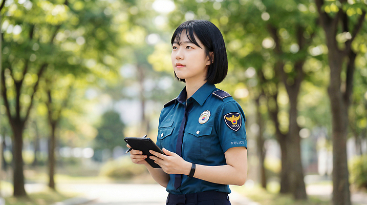 JPG 나무 편집이미지 공원 여자 모션 안전 태블릿 자료 장비 작업 경찰 확인 시민 순찰 의료성형뷰티 편집실사 AI인물포토 AI콘텐츠 식물 직업 공공시설 사람 전자제품 스마트기기 CG 국민 파일형식 AI포토