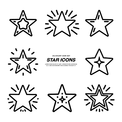 모양 기호 디자인 별 예술 선 일러스트 그래픽 세트 그림 표식 스타일 국내일러스트 AI파일 자연요소 문자 파일형식 벡터