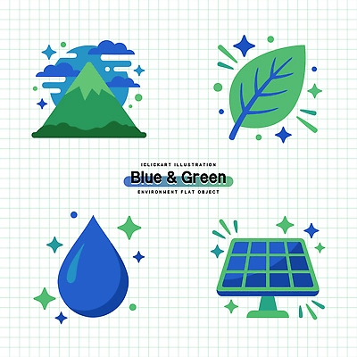 자연요소 도형 나무 디자인 일러스트 자연 나뭇잎 산 풍경 그래픽 초록색 물 자연보호 환경 에너지 물방울 보호 순환 에너지절약 태양에너지 국내일러스트 AI파일 식물 컬러 컨셉 잎 모션 절약 그린에너지 생태계 파일형식 벡터