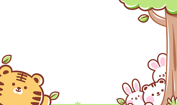 식물 계절 감정 컨셉 포유류 관계 사람 반려동물 생태계 파일형식 벡터 호랑이 토끼 나무 숨바꼭질 동물 숲 놀이 귀여움 캐릭터 장면 여름 친구 자연 아기 어린이 그림 주말 즐거움 일러스트 국내일러스트 AI파일 프레임
