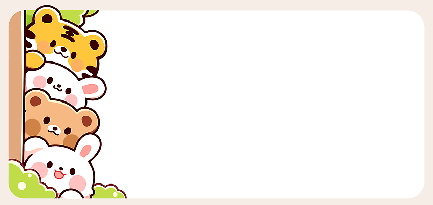 식물 동물 계절 감정 컨셉 포유류 관계 사람 신체부위 반려동물 생태계 파일형식 벡터 캐릭터 호랑이 토끼 곰 백그라운드 여름 얼굴 나무 귀여움 디자인 그림 놀이 아기 자연 즐거움 친구 일러스트 국내일러스트 AI파일 프레임