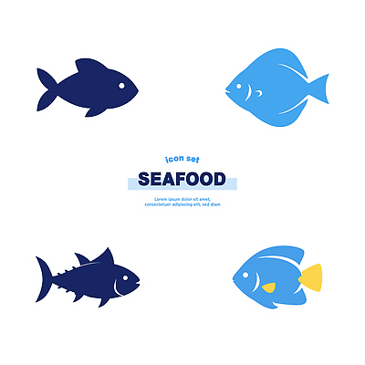 수중동물 기록 파일형식 벡터 보험 어류 디자인 그래픽 컬러 세트 심볼 컨셉 바다 표기 형상 전시 AI파일 일러스트 국내일러스트