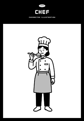 직업 식기 생활용품 컨셉 유니폼 준비 파일형식 벡터 요리사 주방 음미 요리 조리복 포크 음식 식사 레시피 주방용품 맛 식사준비 음식준비 일러스트 국내일러스트 AI파일