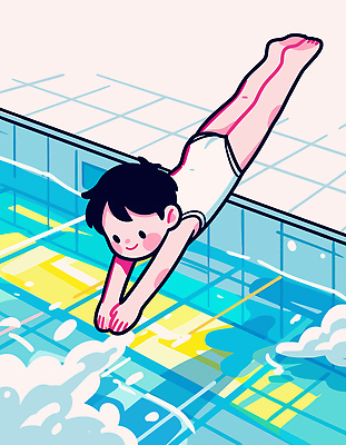 자연요소 옷 계절 감정 신발 모션 놀이 건강 사람 수영 수상스포츠 놀이기구 수중스포츠 파일형식 벡터 수영장 다이빙 어린이 물 수중 놀기 미끄럼틀 운동 즐거움 여름 물놀이 프로포즈 운동화 수영복 안전 일러스트 국내일러스트 AI파일