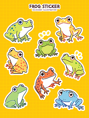 양서류 사람 편지 파일형식 벡터 개구리 스티커 그림 컬러 디자인 도안 재료 모션 놀이 장식 어린이 편지지 장난감 캐릭터 상품 창의력 제조 일러스트 국내일러스트 AI파일