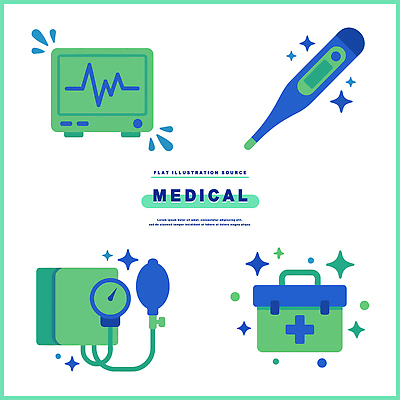 의학 의료기기 컴퓨터 확인 혈압 파일형식 벡터 도구 장비 모니터 혈압계 온도계 약 상자 건강 치료 체크표시 검사_조사 생명 신호 AI파일 일러스트 국내일러스트