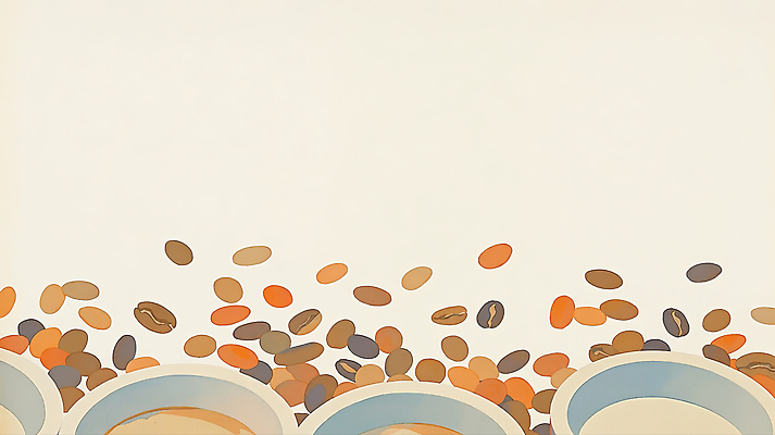 식물 식기 웰빙 산업 가구 컨셉 곡류 카페 생태계 파일형식 AI콘텐츠 씨앗 콩 그릇 탁자 흩어짐 컬러 일렬 음식 식재료 주방 재료 자연 요리 건강 유기농 농업 준비 식사 장식 일러스트 국내일러스트 JPG 홈카페 AI일러스트