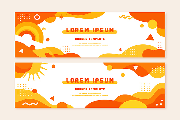 모양 템플릿 디자인 배너 배너템플릿 컬러 패턴 여러명 그래픽 홈페이지 알림 모던 기하학 마케팅 브랜딩 AI파일 다수 무늬 사람 파일형식 벡터