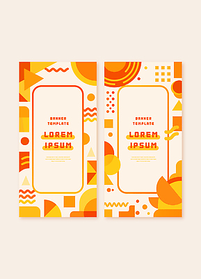 도형 템플릿 디자인 배너 배너템플릿 컬러 패턴 그래픽 매력적 색칠 모던 기하학 조합 AI파일 컨셉 무늬 파일형식 벡터