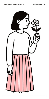캐릭터 손 디자인 여자 꽃 감정 예술 컬러 백그라운드 일러스트 자연 이야기 치마 표현 그리기 뷰티풀 스타일 국내일러스트 AI파일 식물 모션 하의 사람 신체부위 생태계 파일형식 벡터