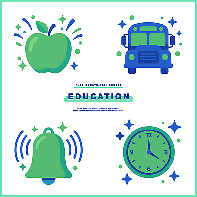 학생 디자인 교육 교통수단 시계 일러스트 교실 학교 버스 그래픽 학습 교사 종 도구 시간 사과 알림 국내일러스트 AI파일 직업 육상교통 교통 과일 대중교통 파일형식 벡터