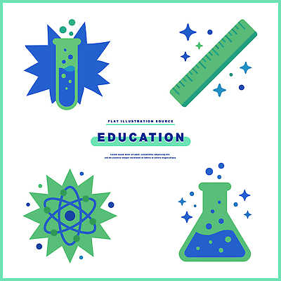기호 디자인 교육 컬러 과학 일러스트 자 실험 그래픽 학습 도구 화학 비커 원자 과학교육 물리 Stem 자연과학 국내일러스트 AI파일 문자 문구용품 실험기구 파일형식 벡터