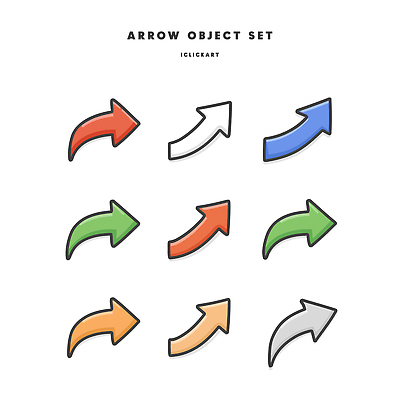 도형 디자인 화살표 예술 컬러 일러스트 그래픽 빨간색 초록색 파란색 주황색 흰색 배열 방향 직선 그림 기본 국내일러스트 AI파일 선 파일형식 벡터