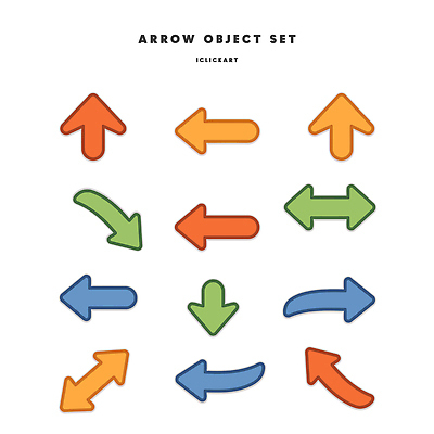 모양 도형 기호 디자인 화살표 컬러 일러스트 표시 그래픽 빨간색 초록색 파란색 세트 노란색 주황색 배열 방향 프레젠테이션 국내일러스트 AI파일 문자 파일형식 벡터