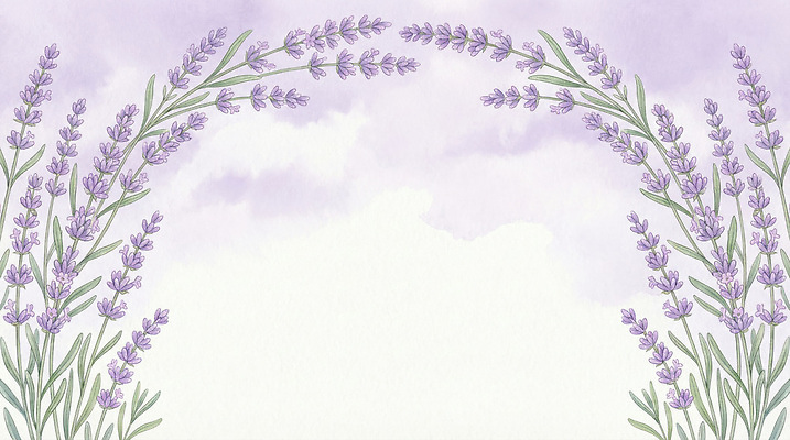 JPG 모양 식물 전통 디자인 꽃 예술 컬러 백그라운드 잎 일러스트 자연 수채화 장식 보라색 그림 아치 원예 부드러움 라벤더 꽃프레임 국내일러스트 프레임 취미 감각 허브 생태계 파일형식