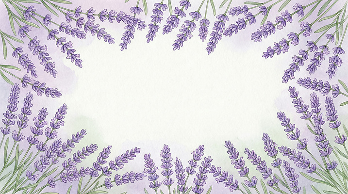 식물 직업 계절 꽃 컬러 컨셉 프레임 상점 허브 생태계 파일형식 AI콘텐츠 라벤더 백그라운드 그림 자연 초록색 보라색 장식 잎 수채화 디자인 식물원 꽃집 플로리스트 봄 여름 조화 화사함 일러스트 국내일러스트 JPG 꽃프레임 AI일러스트