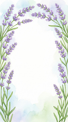 식물 꽃 프레임 허브 생태계 파일형식 AI콘텐츠 라벤더 백그라운드 자연 컬러 그림 수채화 디자인 장식 식물원 초원 표현 그래픽 뷰티풀 잎 예술 일러스트 국내일러스트 JPG 꽃프레임 AI일러스트