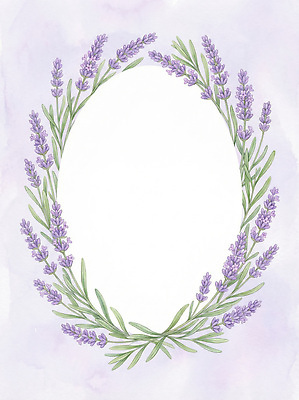 식물 꽃 결혼 모션 학용품 카드_감사 프레임 취미 원형 허브 생태계 파일형식 AI콘텐츠 라벤더 백그라운드 타원형 파스텔 자연 원예 디자인 그리기 컬러 심플 스타일 꾸미기 결혼식 초대장 일러스트 국내일러스트 JPG 꽃프레임 수채화 AI일러스트